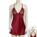 قميص نوم (نويزيت) مثير بأشرطة متقاطعة في الظهر