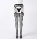 Bustier Corset and Garter Belt Set with Thong